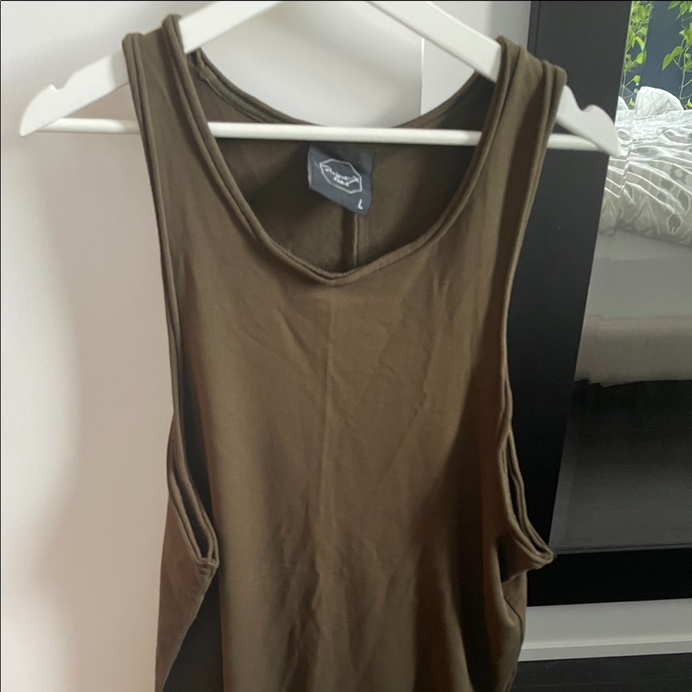 Mens Distressed Tank Top